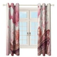 thumbnail image 3 of Blackout Curtains for Bedroom Ocean Mermaid Coral Full Room Darkening Grommet Curtains for Living Room,Thermal Insulated Ombre Drapes, 3 of 7