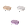 thumbnail image 4 of Inteprter Fiambrera de tres rejillas, paja de trigo, plástico PP, contenedores de almacenamiento para alimentos frescos, cajas para horno Organizadores de utensilios de cocina, 4 of 6