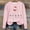 Pink#7, variant on Titcea Christmas Sweatshirts for Women Long Sleeve Crew Neck Christmas Tree Print Shirts Loose Comfort Casual Tops, Gifts for Her
