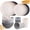 16pcs-gray beige, variant on 16 PCS Wheat Straw Dinnerware Set Unbreakable Plates Bowls Cups, Lightweight Tableware Service for 4