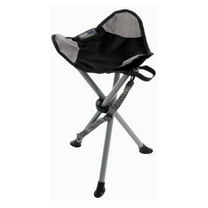 TravelChair Slacker Camping Chair with Adjustable Carry Strap, Black