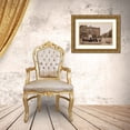 thumbnail image 3 of Holmes, Silas A. 24x17 Gold Ornate Wood Framed with Double Matting Museum Art Print Titled -  14th Street with Union Square and Washington Monument, about 1855, 3 of 4