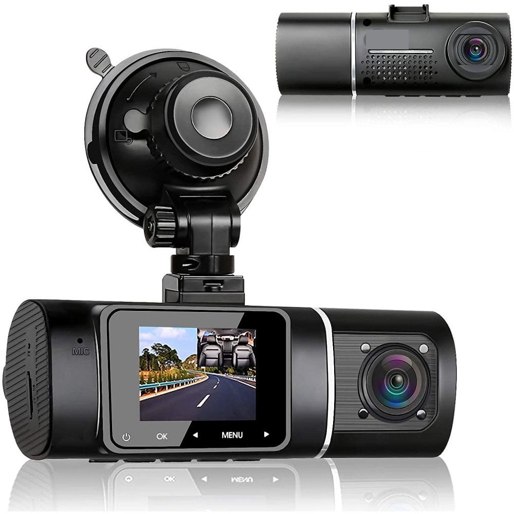 Dual Dash Cam Front and Inside 1080P Dual Dash Camera for Cars