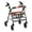 Snowman and Snowflake, variant on HELLHERO Candy Star Rollator Walker Cover Walker Seat Cushion Cover & Removable with Lightweight for Seniors Adult