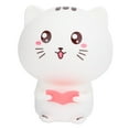 thumbnail image 2 of Lámpara de noche con luz de grabación LED con carga USB de gato lindo y colorido de silicona para el dormitorio del hogar (rosa), 2 of 8