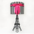 thumbnail image 2 of Mestar Decor 24.5" Eiffel Tower Contemporary Table Lamp with Bowknot sShade, 2 of 3