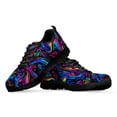 thumbnail image 5 of Fashion Color Psychedelic Design Shoes Knitted Fabric Thick Sole Sneakers Lightweight Outdoor Shoes Basketball Shoes, 5 of 9