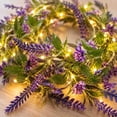 thumbnail image 4 of Dyegold Room Decor Artificial Flower Vine with LED Fairy Lights Hanging Floral Garland String Light for Bedroom Balcony Wedding Decor 70.86 in, 4 of 7