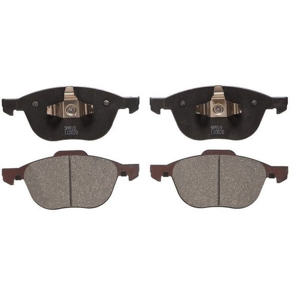 Front Brake Pad Set - Compatible with 2005 - 2018 Ford Focus 2006 2007 2008 2009 2010 2011 2012 2013 2014 2015 2016 2017