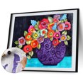 thumbnail image 1 of Cuadros Decorativos Kit de pintura por números DIY flor mano aceite arte imagen artesanía hogar pared decoración Ndcxsfigh Nuevos Originales, 1 of 9