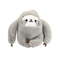 Stuffed Sloth Plush Toy Lifelike Adorable Design Handmade Crafted From Real Cotton 10Cm Height Perfect For Handheld Or Tabletop Display Great Gift Idea For Children Friends And