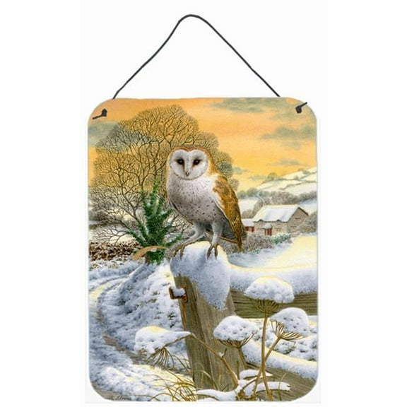 Sunset Barn Owl Wall and Door Hanging Prints