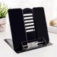 thumbnail image 1 of Book Stand Metal Reading Rest Book Holder Adjustable Cookbook Documents Holder Portable Sturdy Bookstands Compatible With Recipes Textbooks T G, 1 of 5