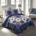 thumbnail image 2 of Donna Sharp Americana Bluefield Star UCC 2PC Twin Quilt Set, 2 of 8