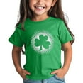 thumbnail image 2 of lnmuld St Patrick's Day Kids Short Sleeve Graphic Tee Festive Holiday Shirt Size:4-5 Years, 2 of 4