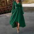 thumbnail image 2 of Zshosam Evening Party Dress Plus Size Womens Glitter Gauze Ball Gown Formal Long Dresses(Green,XL), 2 of 4