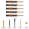 thumbnail image 7 of TSV T6 T8 T9 T10 Torx Security Screwdriver Repair Kits Fit for Xbox One, Xbox 360, PS3/PS4/PS5 with Cross 2.0 Screwdriver, Pry Opening Cleaning Tools, 7 of 7