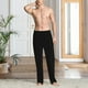 thumbnail image 2 of Balery Black Pantalones de pijama para hombre, pijama ultraligero, pantalón de descanso-Small, 2 of 6