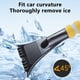 thumbnail image 4 of Cepillo de Nieve para Coche Dos en Uno Cepillo de Limpiaparabrisas de Nieve Y Hielo para Automóviles, Suv Y Camiones Cepillo de Espuma Extraíble Antideslizante de Pvc para Parabrisas de Automóviles, 4 of 7