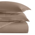 thumbnail image 4 of Noble Linens 3-Piece Taupe Duvet Cover Set, King/Cal King, 4 of 9