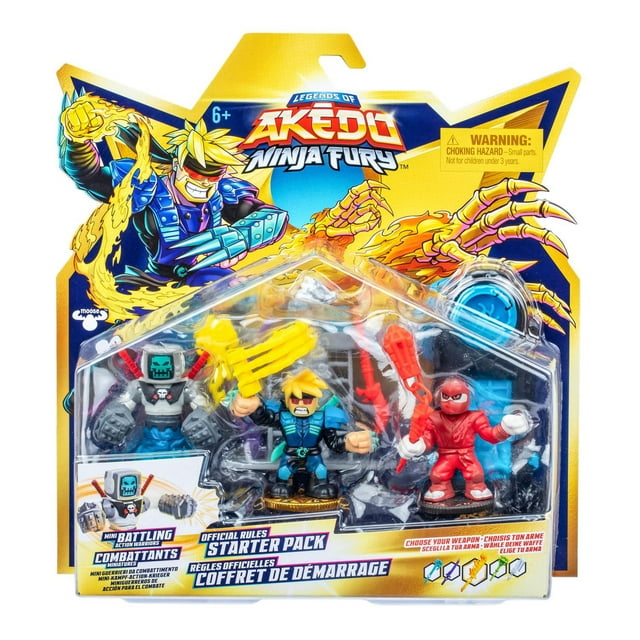 Legends of Akedo Ninja Fury Official Rules Starter Pack