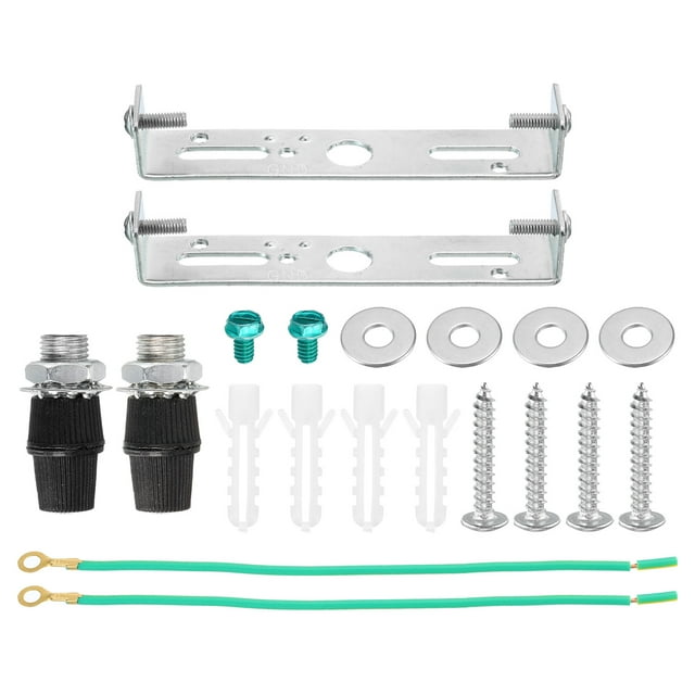 Techo Luz Placa Kit 97x19x15mm Iluminación Accesorio Montaje Soporte para Hogar Oficina Lámpara, 2 Juego