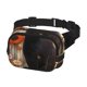 thumbnail image 2 of Balery Black Cat in Wildflowers Mochila Cinturón para Mujeres y Hombres, Bolsa de Cintura Impermeable de Doble Capa con Correa, 2 of 9