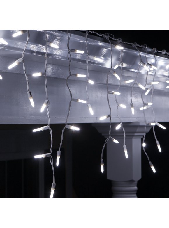 Icicle Christmas Lights in Christmas Lights White