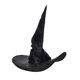 thumbnail image 4 of Juego de 2 sombreros de bruja para disfraz de mujer, hombre y adolescente, para decoración de fiesta de Halloween, con colgante de araña, color morado, 4 of 5