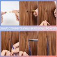 thumbnail image 5 of 50PCS Colored Hair Feather Extension, Colored Synthetic Hair Pieces for Women, Hairpieces Hair Braiding Kit Crochet Hook Hair Extensions Pliers with 100 Beads for Girls Women, 5 of 7