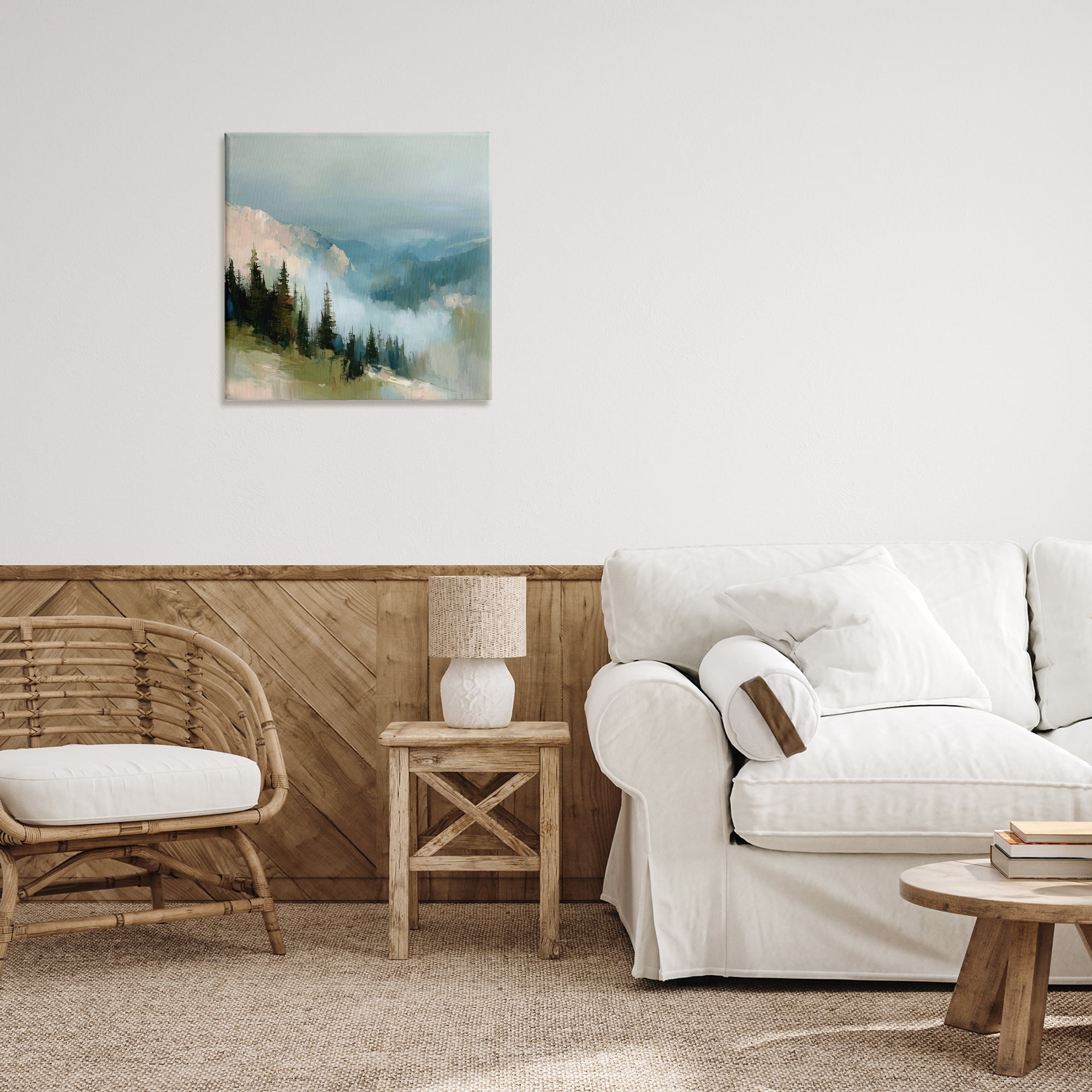 Stupell Industries Mountain Forest Impression Canvas Wall Art, design by Kim Curinga