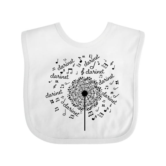 Inktastic Clarinet Player Music Gift Boys or Girls Baby Bib