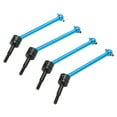 thumbnail image 4 of Universal CVD Drive Shaft Set, 4pcs Replacement RC Car Drive Shaft High Accuracy High Strength  For  TT02B For 1/10 RC Car Blue, 4 of 8