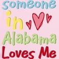 thumbnail image 2 of CafePress - Someone In Alabama Loves Me Infant Bodysuit - Baby Light Bodysuit, Size Newborn - 24 Months, 2 of 4