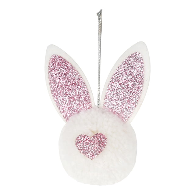 Welcome Home Decorations Easter Hanging Ornaments Plush Bunny Tree Ornaments Bunny Butt and Ears Design Bunny Decorations Spring Hanging Decorations Easter Basket Tree Decorations Easter Hanging Deco