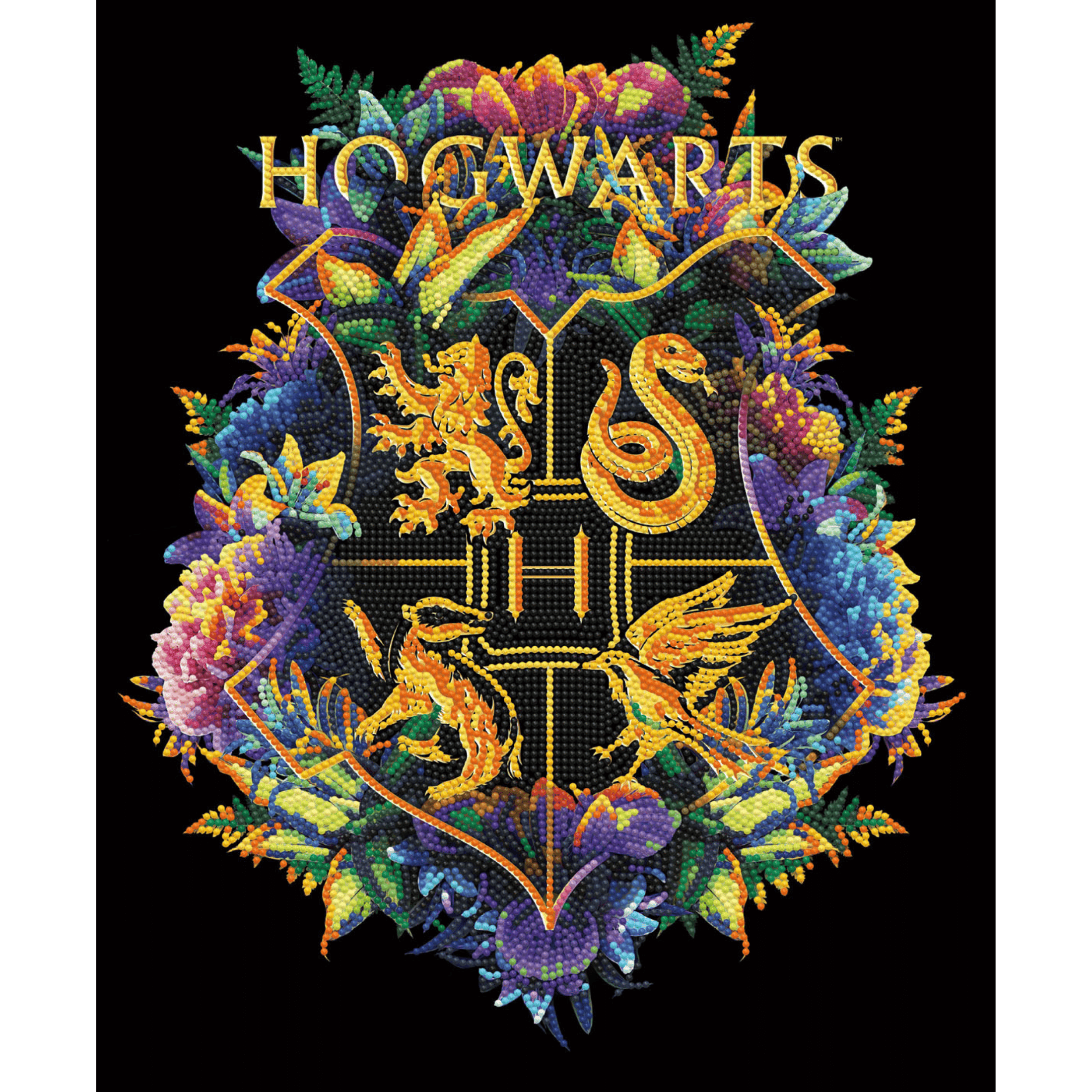Diamond Dotz HOGWARTS™ CREST Diamond Painting Kit - 14" x 18"