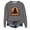 Grey [Halloween Sweaters for Women Clearance Sales] FALLDEALS072342, variant on Halloween Sweatshirt Women Dressy Casual Ghost Black Cat Pumpkin Printed Long Sleeve Fall Sweaters for Women Outfits Womens Fall Fashion Clothing Orange, S