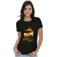 thumbnail image 3 of Timeless Speed Muscle Car Headlights Womens Slim Fit Graphic Tee Brisco Brands S, 3 of 5