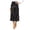 Black, variant on Women Fashionable Casual Versatile Loose Half Skirt Scrub Skirt S
