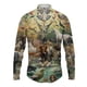 thumbnail image 4 of Nueva camisa con estampado de elefante, moda de primavera y otoño, camisa hawaiana de manga larga para hombre, ropa de calle para hombre, 4 of 5
