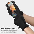thumbnail image 1 of Guantes De Invierno Guanti caldi unisex Guanti da bicicletta impermeabili per corsa, sci, ciclismo (nero XL, 1 of 8