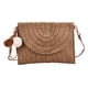 thumbnail image 1 of Bolsos Cruzados Verano Cartera Tejida Paja Hecha A Mano para (marrón), 1 of 8