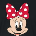 thumbnail image 3 of Mickey & Friends - Minnie Face - Juniors Cropped Cotton Blend T-Shirt, 3 of 5