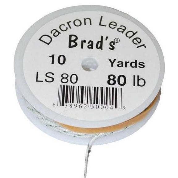 Brad's Killer Fishing Gear Dacron Leader Spool -, 80 lb, Metal