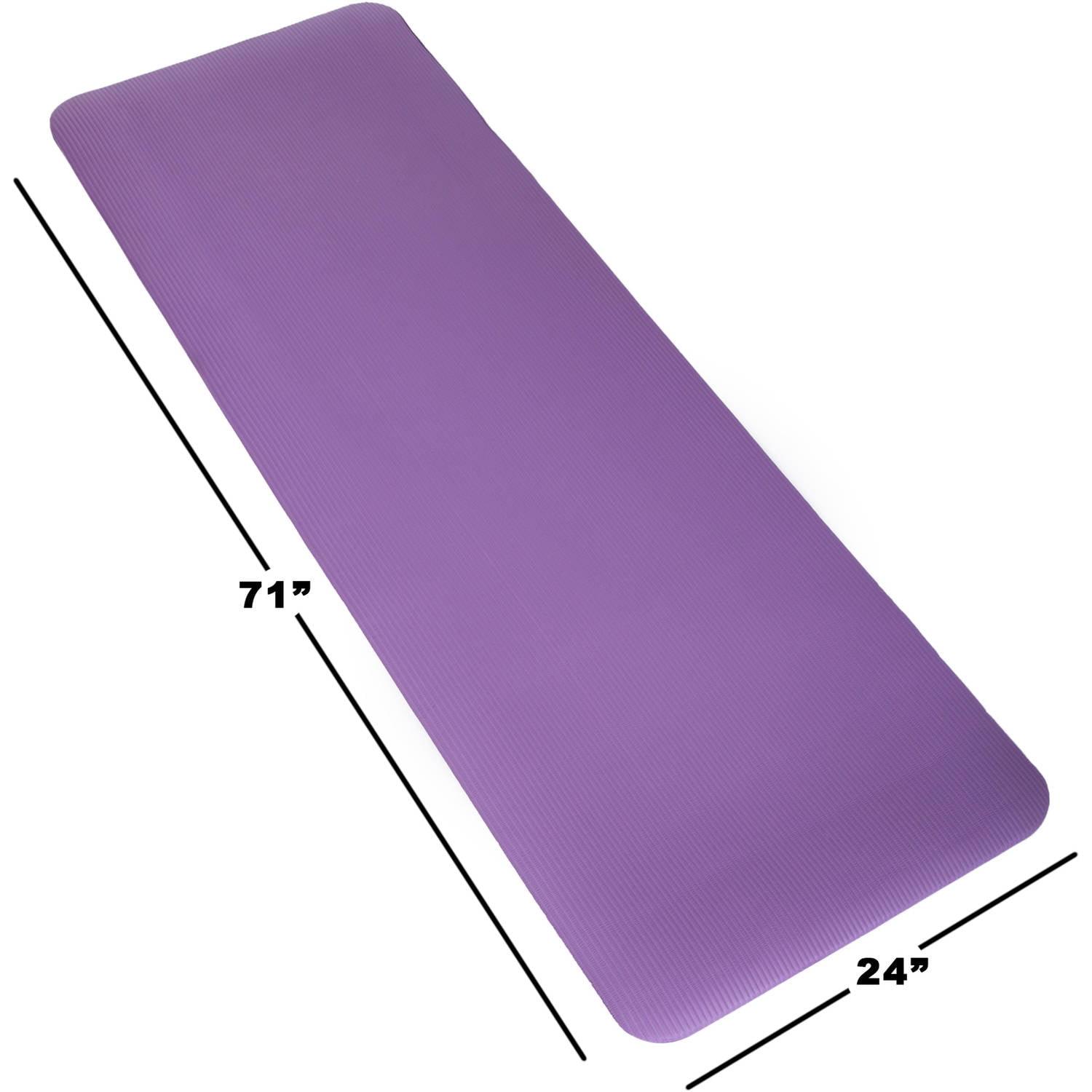 Wakeman Fitness Extra-Thick Yoga Exercise Mat, Available in Various Colors  