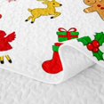 thumbnail image 5 of Manfei Winter Holiday Bed Spread Queen,Snowy Christmas Animal Cow Queen Coverlet Set,3 Pieces,1 Quilt and 2 Pillowcases, 5 of 7