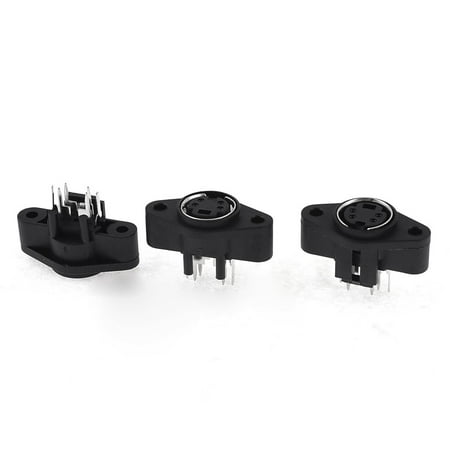 3 Pcs PCB Mounting 4 Pin Din F S-Video Adapter Socket Replacement price history on PriceWatchPro