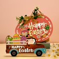 thumbnail image 5 of Type C Adornos colgantes de Pascua felices, luz LED, letreros de camión de huevo de conejito para puerta delantera, pared, vacaciones, primavera, Pascua, decoración de casa de gra, 5 of 5