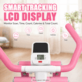 thumbnail image 4 of Air Walk Elliptical Machine, Foldable Cardio Cross Trainer Glider for Home Gym, Low-Impact Full-Body Exercise, LCD Display Fitness Equipment, Compact & Adjustable Elliptical Trainer, Black, 4 of 8