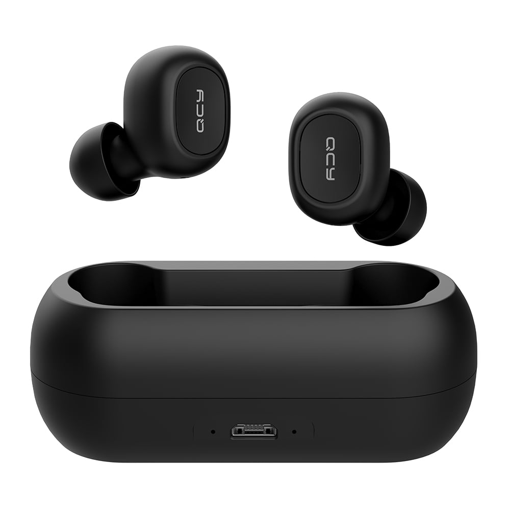 Xiaomi QCY T1C Bluetooth 5.0 TWS Earbuds True Wireless Headphones with Dual Mic In-ear Stereo Earphones Twins Sports Headset Charging Box